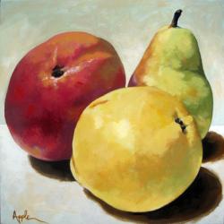 Mango and Pears still life food art realism