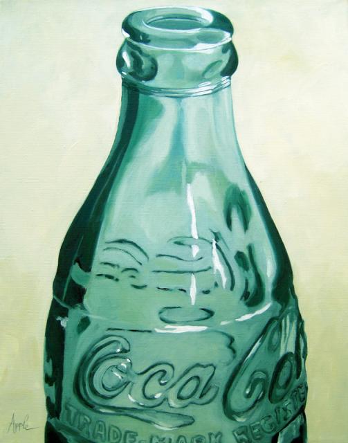 Have a Coke - realistic coca cola bottle still life