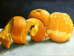 Time for the ORANGE realistic fruit food art