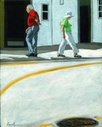 Different Directions - figurative oil painting