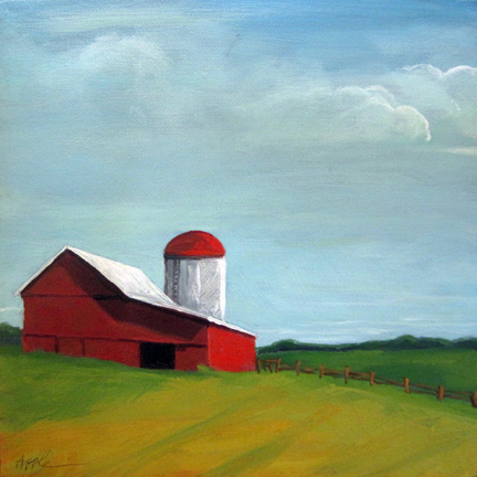 Red Barn country rural landscape