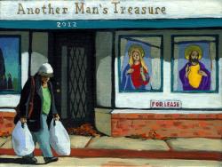 Treasures - woman on street